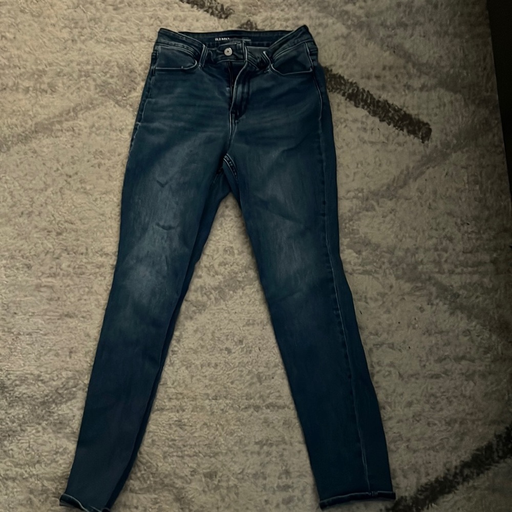 Old navy size 4 high rise straight leg jeans